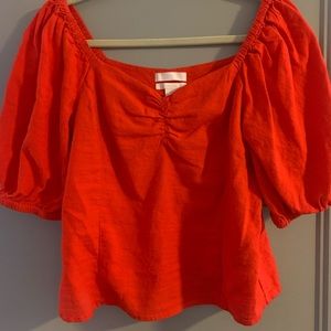 Orange H&M top